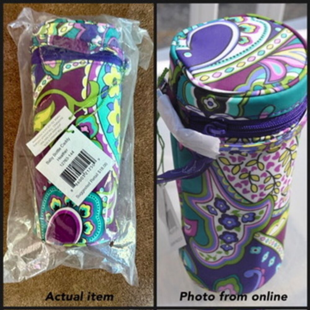 Vera Bradley baby bottle caddy Heather